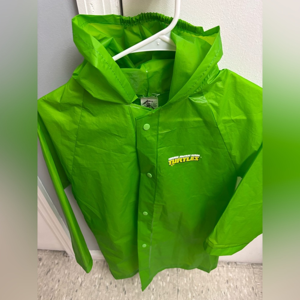 Kids Green Raincoat